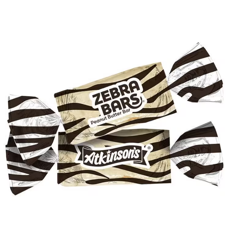 Zebra Peanut Butter Bars
